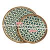 30/36cm Ethnic Style Color Handmade Rattan Tray Round Heat-resistant Teapot Pad Hotel Home Decor Dining Table Heat-insulate Pad