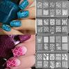 Esmalte para Nail Art Manicure Imagem Carimbo Modelo Placa Kits Raspador Ferramentas de Unha DIY