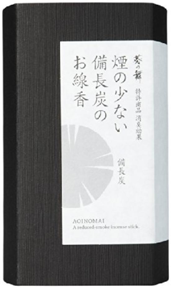 

Kameyama Aoi no Mai low smoke binchotan charcoal incense stick 130g approx.