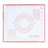 Food Grade Silicone Silicone Baking Mat Fiberglass Measurement Grid Dough Rolling Mat Non Stick Non Slip Easy To Clean