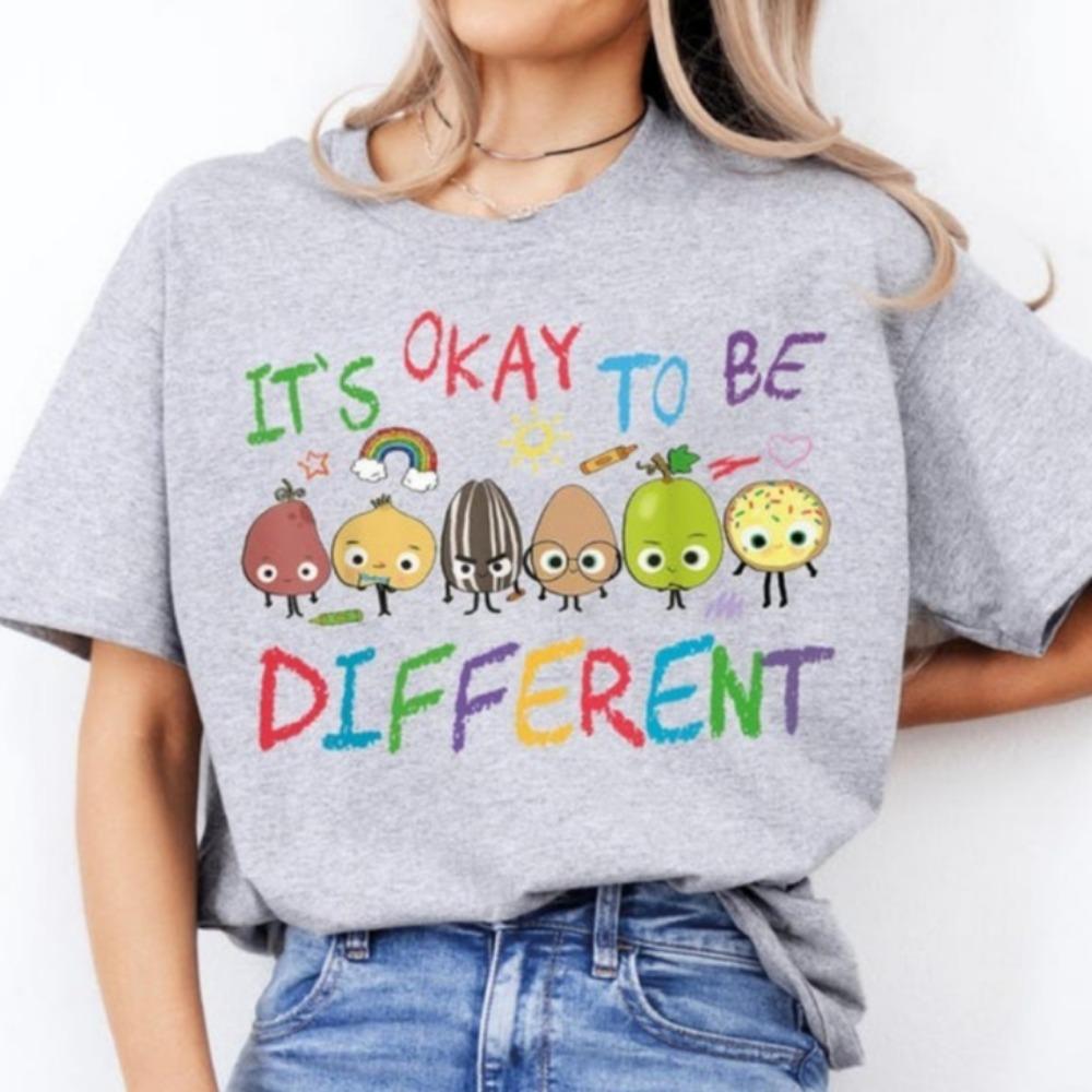 Its Okay To Be Different Shirt The Good Egg Sweatshirt Autism Awareness Tees Women Unisex Tops Positive Clothes