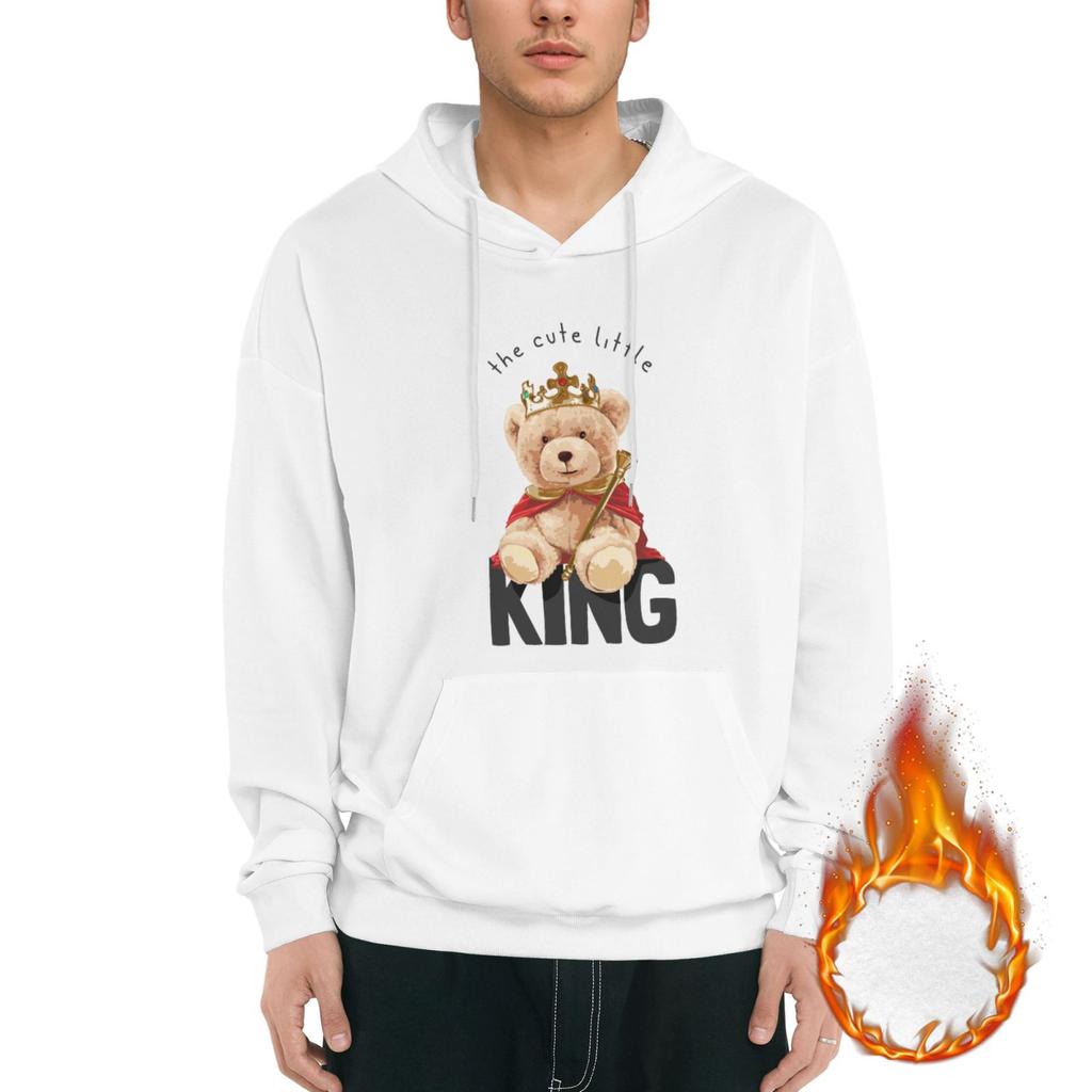 1 Pack Men’s Soft Fleece Pullover Hoodie Warm Hooded Sweatshirt Casual Winter Daily Streetwear Relaxed Style M-3XL