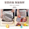 Bolsa Térmica para Fiambrera Papel de Aluminio Rectangular Redonda Gran Capacidad Bolsa Térmica Portátil Bolso Bento para Mujer Niños Bolsa Refrigeradora