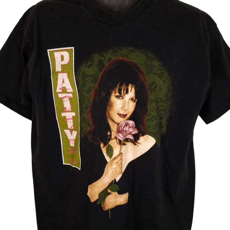 

Vintage Patty Loveless 100% Cotton T-shirt Mens Tees Top Mens Size XL Black 90s 1995 Tour Country Tee USA 2XL