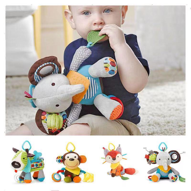 Washable Plush Cartoon Animal Dolls - Seven Styles for Children