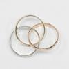 CARTIER Trinity Ring 0.1" band K18 Gold (YGxPGxWG) #7.4(US Size) 7.83g Women Used