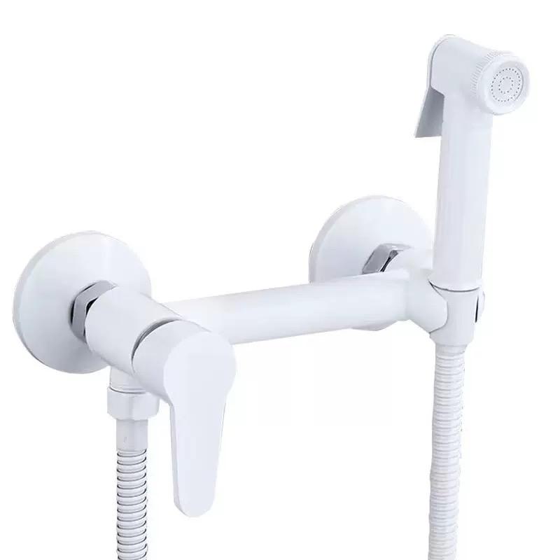 Hot and Cold Simple Faucet Bidet Sprayer Shattaf Set Multifunctional Toilet Companion Pressurized Shower Kit