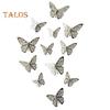 TDStore 3D Butterfly Hollow Naklejka Ścienna Naklejka DIY Latający Zdejmowany Mural Sypialnia Decor