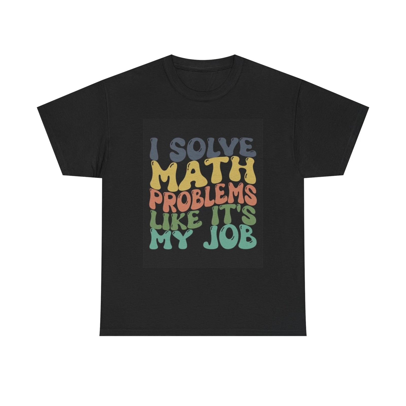 Men s and Women s T-shirts Math problems L
