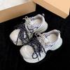 Queen Fan retro heightened platform dad shoes women's 2025 new autumn casual high-end soft-soled sports shoes