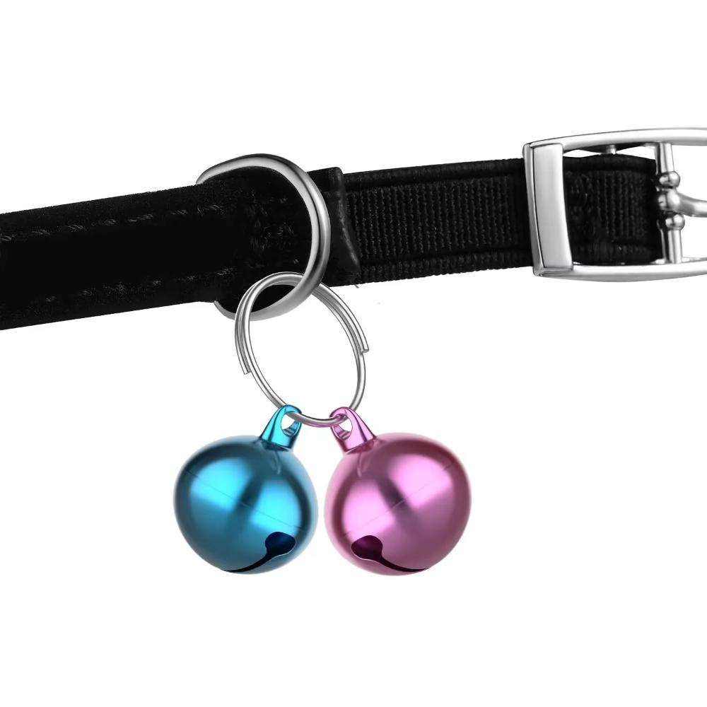 24Pcs 14mm Christmas Bell Jingle Cat Collar Bell Pet Pendant Pet Necklace Bells Party