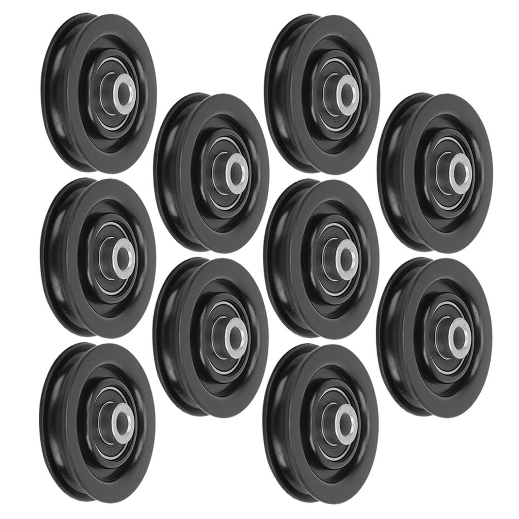 10pcs Nylon Iron Fitness Bearing Pulley Home Gym Attachments Exercise Strength Training Accessory