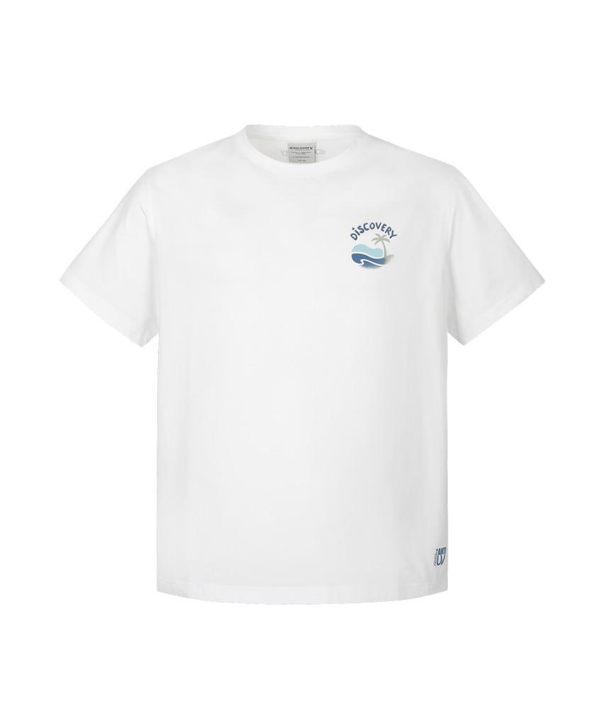 DISCOVERY EXPEDITION Hot Summer Essential Short Sleeve Water T-Shirt (White)