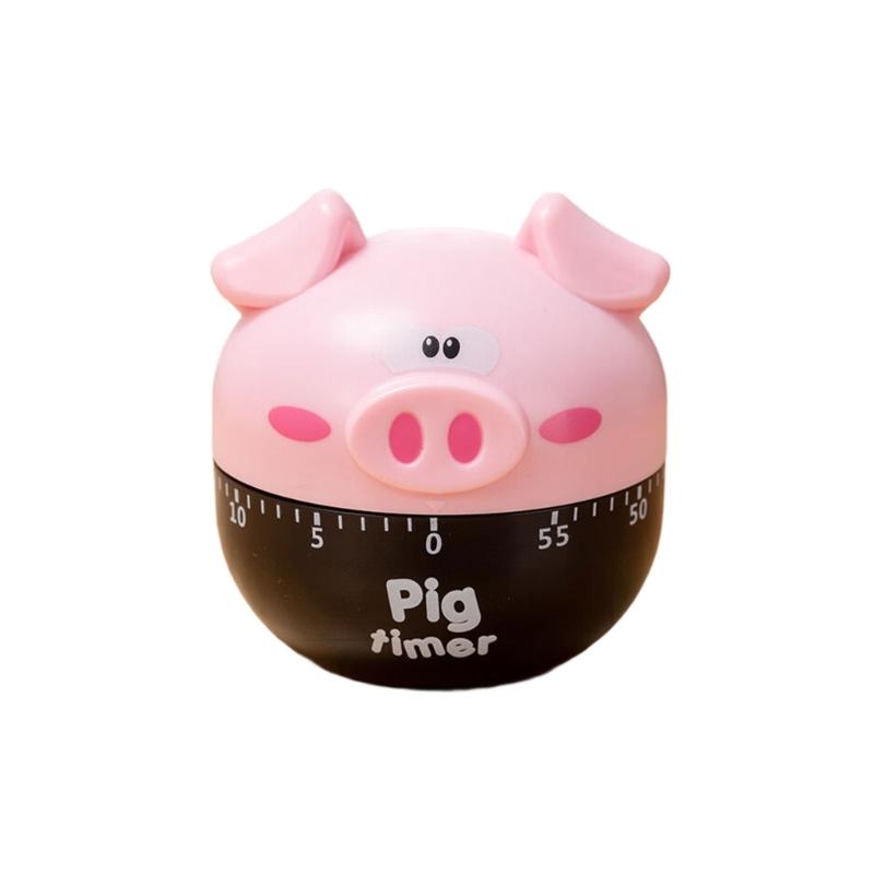 Cartoon Mechanical Timers Counters Manual 60 Minutes Cooking Timer Kitchens Tool for Baking, Cooking and Learning