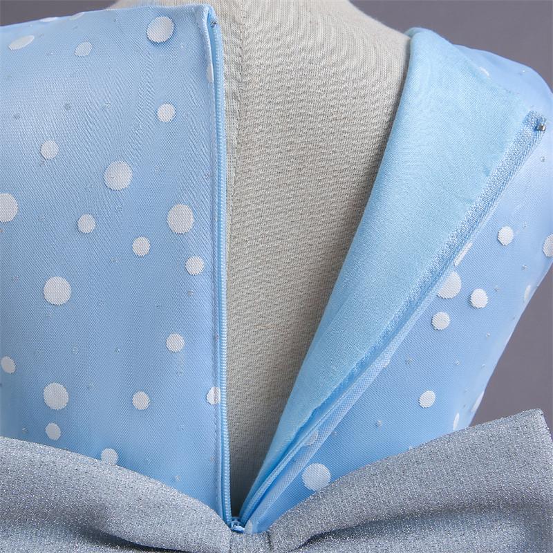 Sommer Kinder Mesh Prinzessin Kleid ärmelloses knielanges Kleid Blumenmädchen Puffkleid