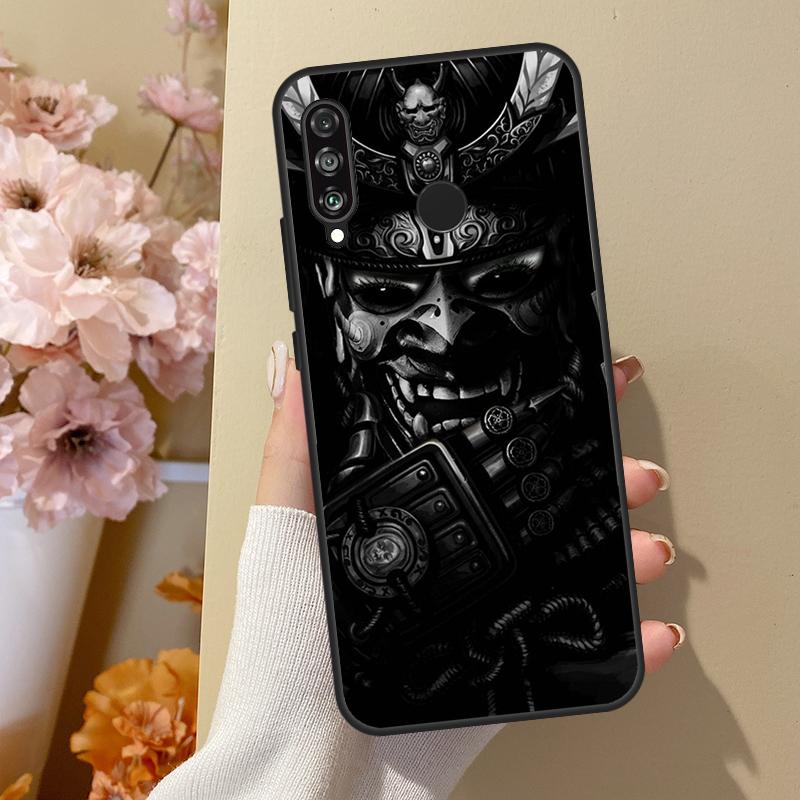 Japanese Samurai Warrior For Huawei Nova 12i 8i 11i 12s 9 10 SE Y60 Y70 Y90 Y72 Y73 Y61 Y91 P60 Pro P30 P40 Lite Case