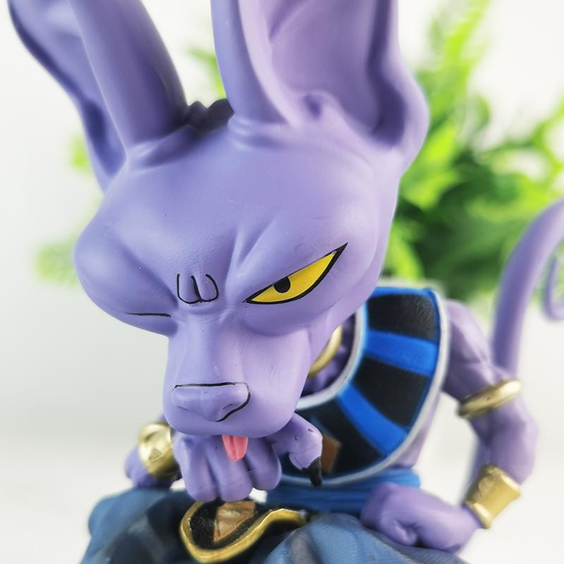 Anime Drogan Boll Z Beerus Figure Gk Sitting Posture Super God Destruction Figures Collection Pvc Model Toy For Children Gifts