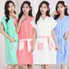 Soft Coral Velvet Casual Bathrobe Home Water Absorbent Strap Bath Towel Home Women's Bath Skirt