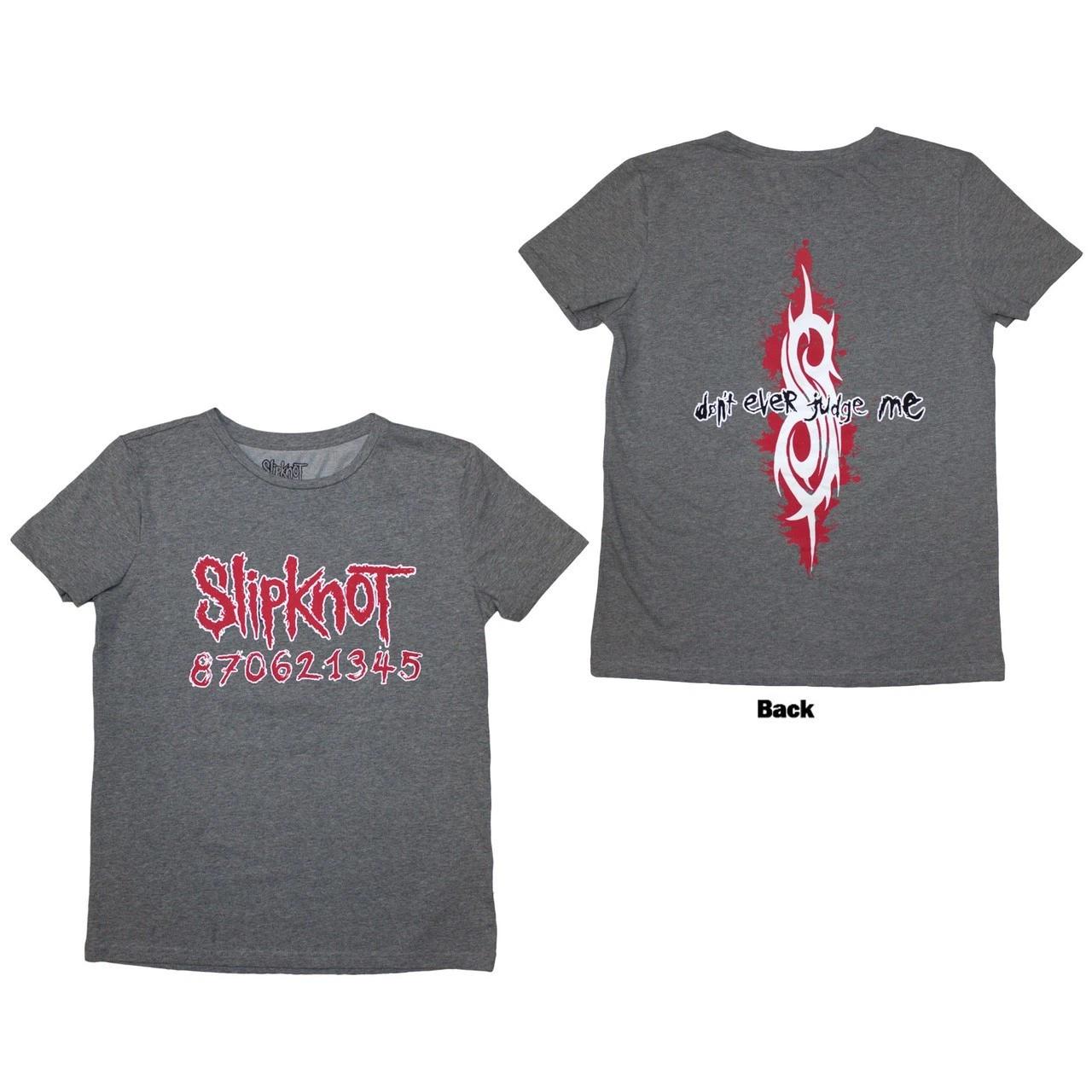 

Slipknot Don t Ever Judge Me Grey Women s T shirt - NEW OFFICIAL S