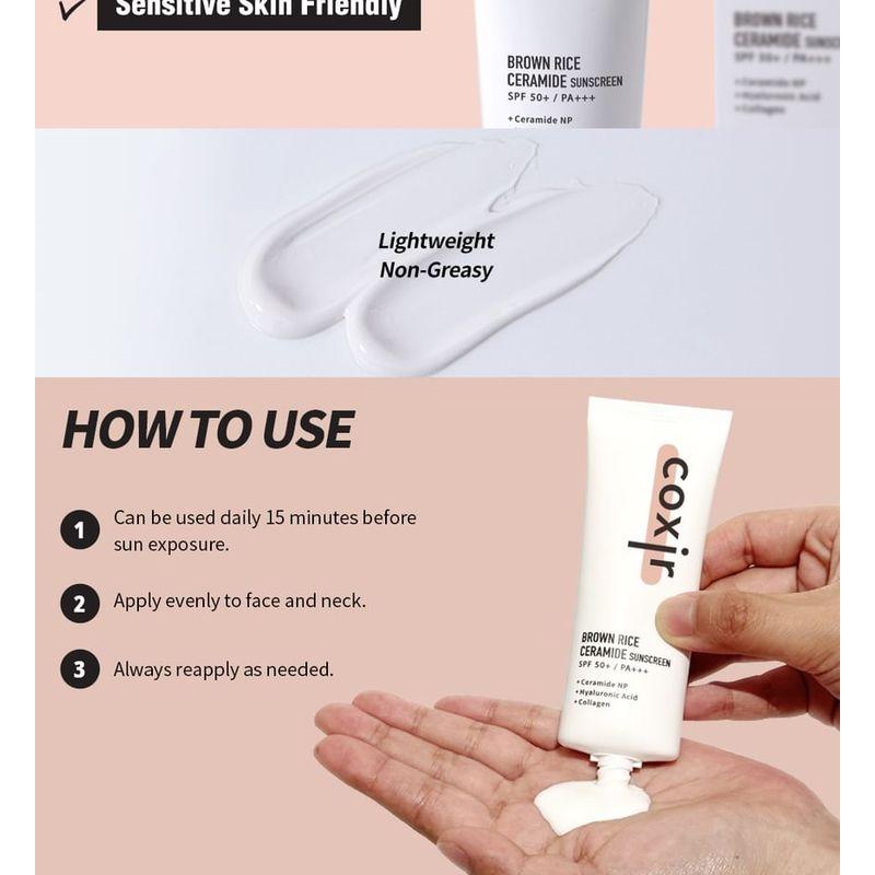 coxir - Brown Rice Ceramide Sunscreen