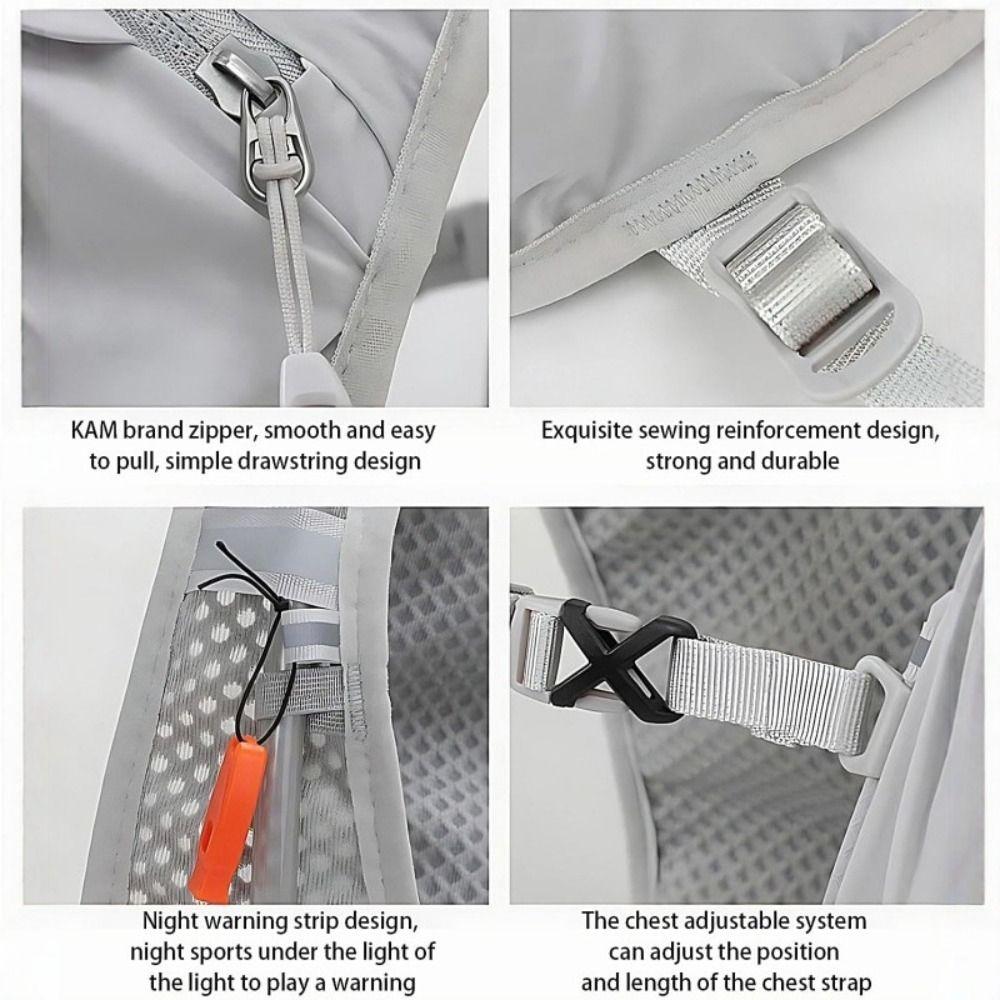 Breathable Running Backpack Ultra-light Water Pack Backpack Hydration Vest  Men and Women