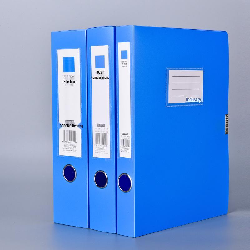 Large Capacity A4 Archive Box - Thickened Material for Document Storage