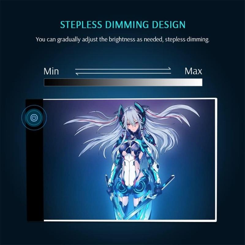 LED Graphic Tablet Writing Painting Light Box Tracing Board Copy Pads Digital Drawing Tablet Artcraft A4 Copy Table LED Board
