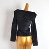 Cabinet New Arrival Imitation Mink Sexy off-Shoulder Sweater Knitwear Women's Clothing Fall and Winter Chic All-Matching Long Sleeve Top Trendy