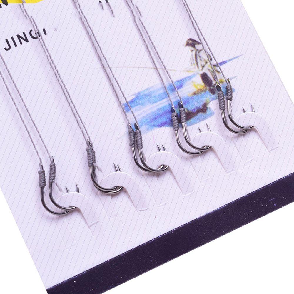 Fish Hook Multiple Purpose Carp Fishing Hook With Line Fishing Hooks Carbon Steel Barbed Hooks