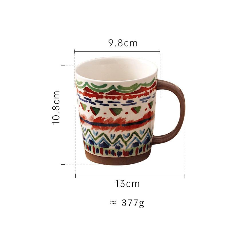 

Керамическая ретро кофейная кружка, кружка для воды, чашка для чая, индивидуальное творчество, кружка для молока, офисная чашка для чая, домашняя кружка для молока 201-300ml