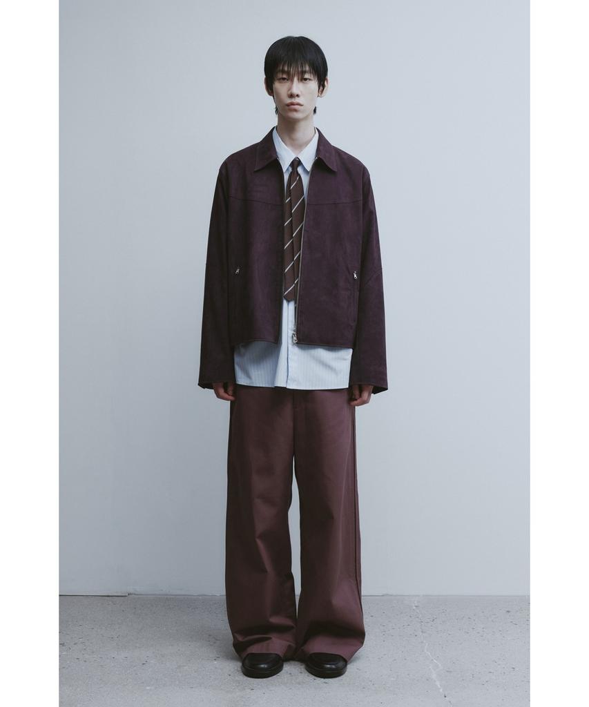 YOUTH Double Trimming Wide Pants - Purple