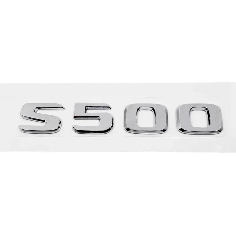 CXAFM1 ABS S500 S500L S600 S600L Trunk Rear Logo Badge Emblem Sticker For Mercedes Benz S Class W126 W140 W220 W221 W222 C217