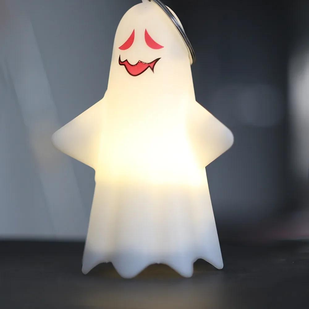 Halloween Ghost LED Light Hanging Ornament Ghost Lamp Pendant Home Table Decoration For Halloween Party Trick Or Treat Supplies