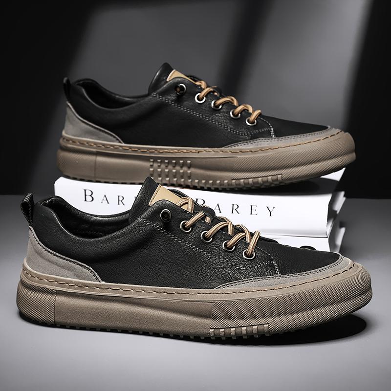

Men s New Fashion Wear-resistant Non-slip All-match Casual Sneakers 44 коричневий