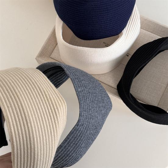 Haarreif Hohe Elastizität Schwamm Innen Weicher Stoff Kein Druck Ultra Breit Verdickt Stirnband Schädel Lifting Haar Accessoire