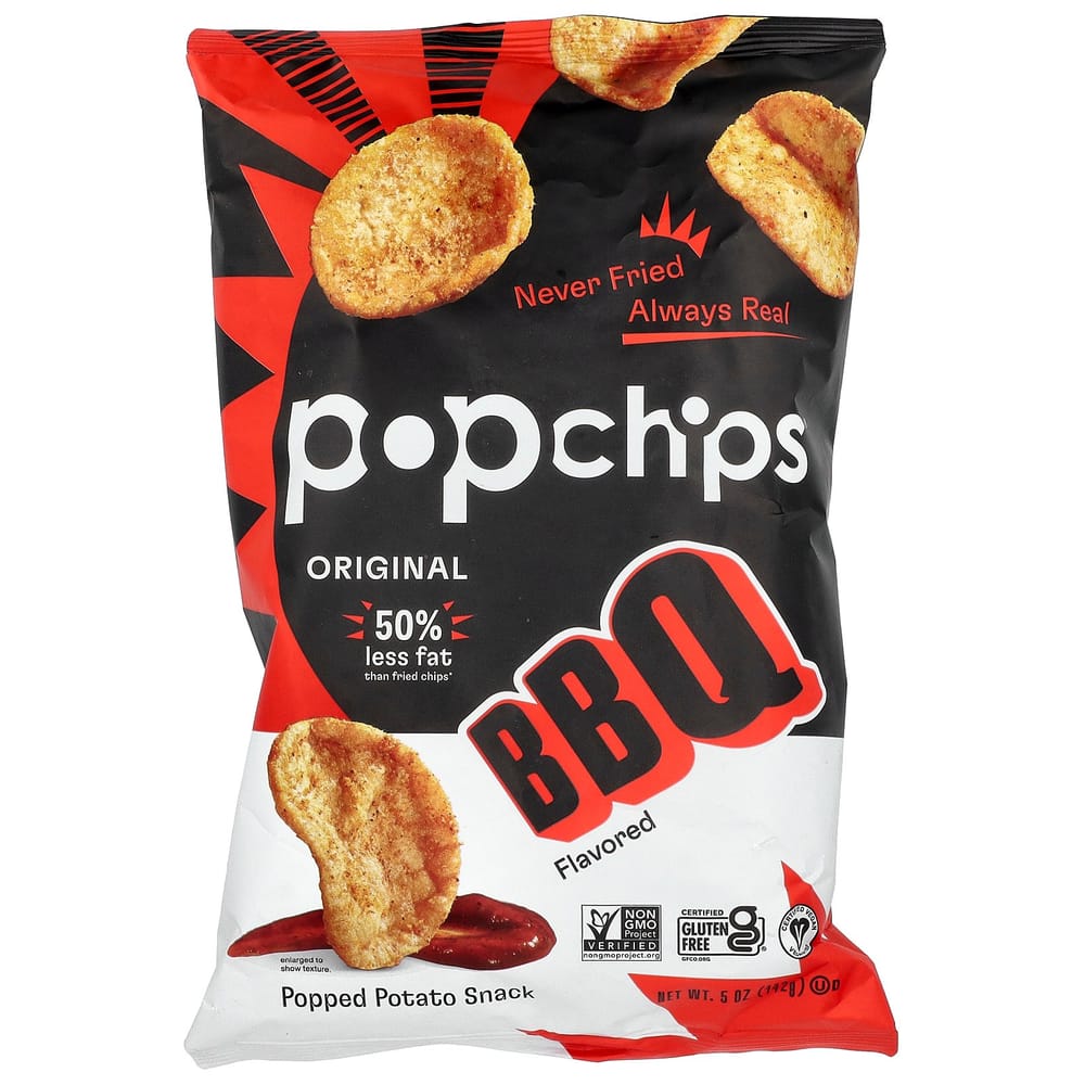 iHerb Popchips Original BBQ, 142g (5oz)