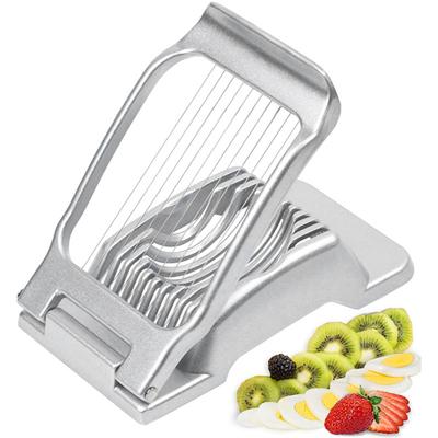 Eierschneider aus Aluminiumlegierung Multifunktional Erdbeere Pilz Sandwich Salat Hartgekocht