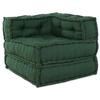 VidaXL Modular Pouf Green 70x70x54 Fabric, Sofa, Sofa Bed, Fabric Sofa, Modular Sofa, Pallet Cushion, 4019033