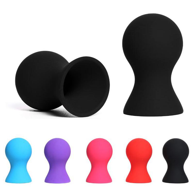 2Pcs Nipple Sucker G Spot Nipple Pump Suction Cup Breast Massager Clitoris Stimulator No Vibrator Sex Toys For Woman Couples