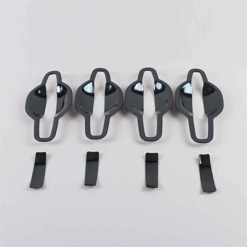 For Mitsubishi Outlander 2013 - 2015 2016 2017 2018   Door Handle Cover Bowl Frame Cover Trims Sticker Car Accessories