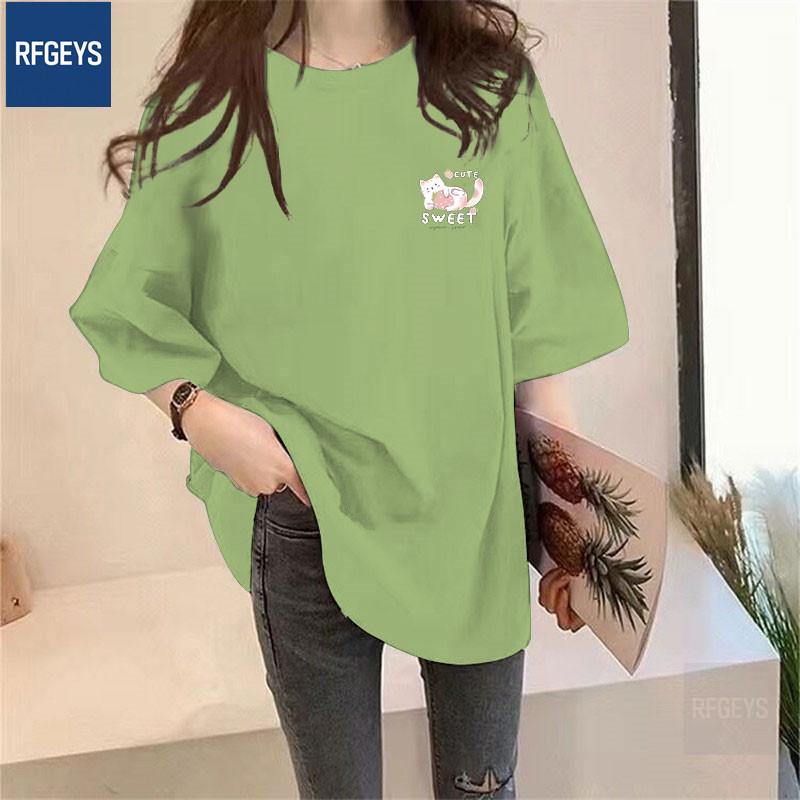 

Stylish Plus Size Women s Loose T-shirt: Age-Reducing & Flaw Hiding Short Sleeve Top XL (for 135-165 jin)