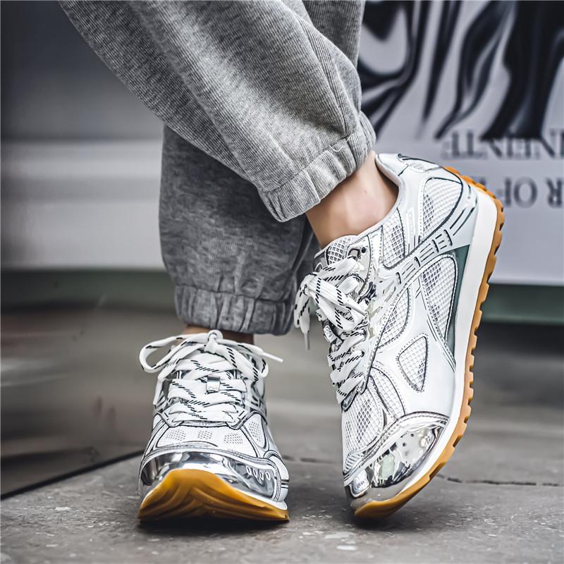 Youth Adult Fashion Trend Mesh Men's Shoes Retro Outdoor Leisure Sports Shoes Running Shoes