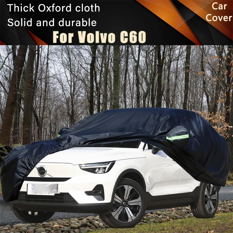 For Volvo C60 Car Full Outer Covers Outdoor Waterproof Dustproof Sun Rain Snow Protection Exterior Car Accessories