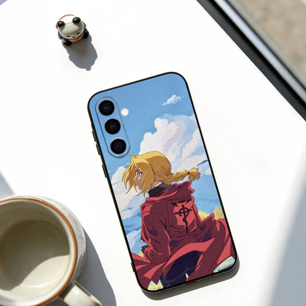 

Fullmetal Alchemist Phone Case For Samsung Galaxy A73,A72,A71,A70,A53,A52,A51,Soft Black Cover Samsung a50 30s 50s