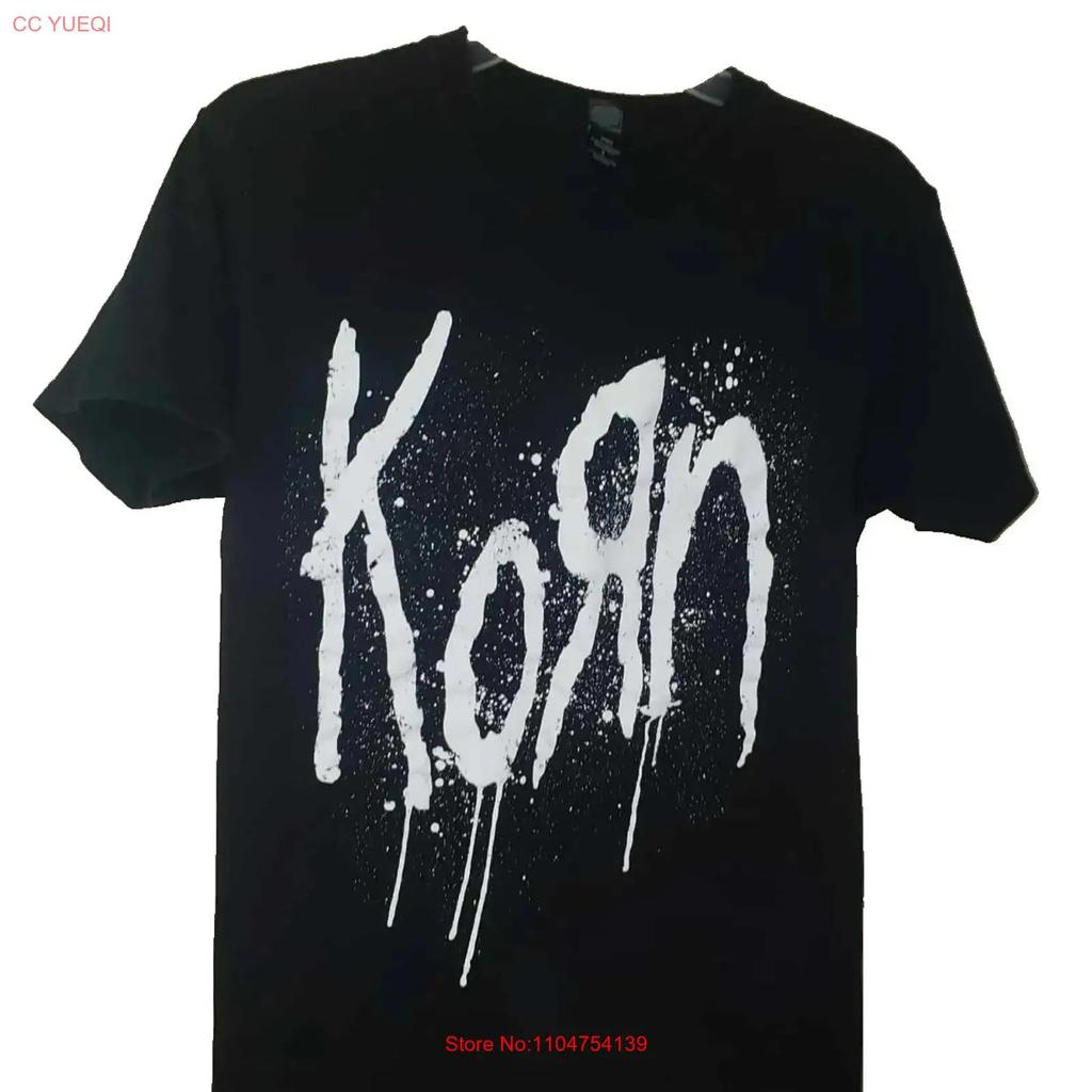 Korn T Shirt M O Gold Black Women's Small Still A Freak Preshrunk Vintage Washed Unisex Versatile Graphic Homme Stretched Soft