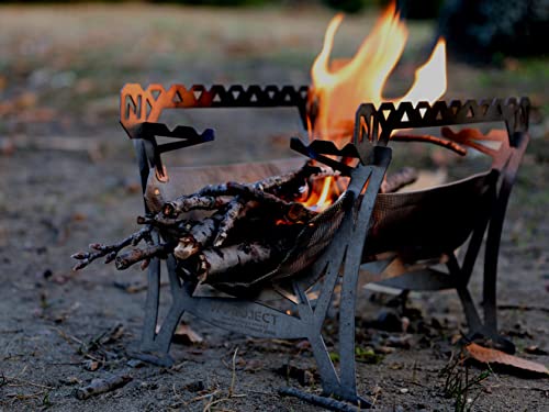 N-project Titanium Fire Pit Nature Stove TITANIUM GEAR - Ultra-lightweight 185g - Mountaineering, Solo Camping Naturestove N-716 [Made In Japan]