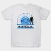 Men Black Print T-shirt The Man From U.N.C.L.E. No-Cut Transfer Paper Print Cotton Tshirt