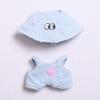 Big Eyes Labubu Time Doll's Clothes Two-piece Set 17cm Plush Dolls Clothes  Children Gift