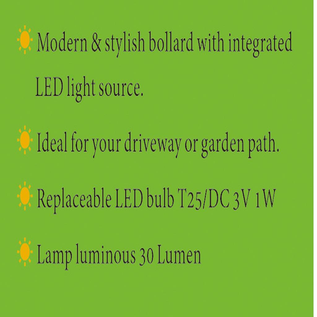 Factory New Design Stainless Steel Outdoor Garden Lights Bright Landscape Bollard Lamp Solar LED Light Sensor Lights Garden