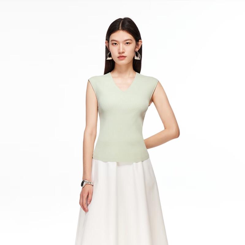 VEROMODA 2025 Autumn V-Neck Sleeveless Knit Top